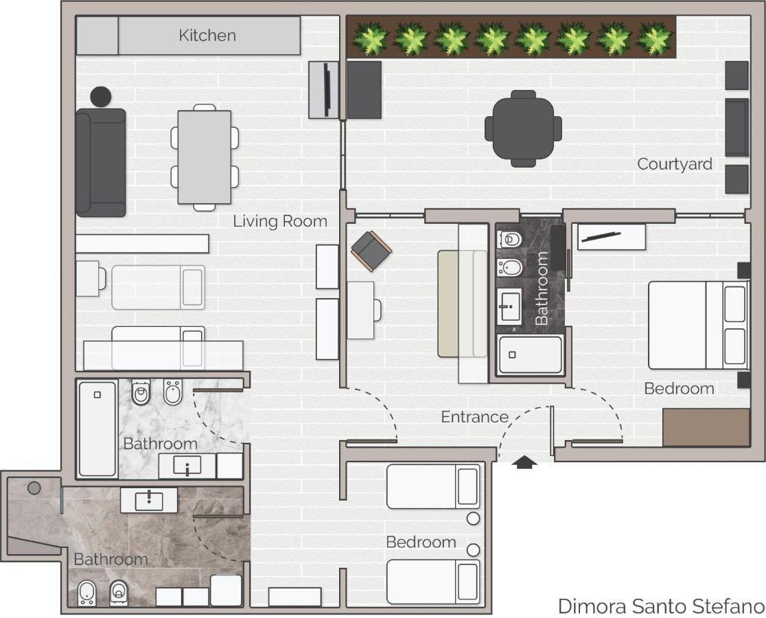 Ferienwohnung Dimora Santo Stefano: Ampia, Con Giardino Privato Bologna Exterior foto